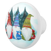 Bouton De Porte En Céramique Gnomes (Droite)