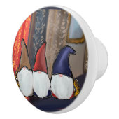 BOUTON DE PORTE EN CÉRAMIQUE GNOMES (Droite)