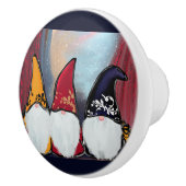 BOUTON DE PORTE EN CÉRAMIQUE GNOMES (Droite)