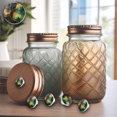 Bouton De Porte En Céramique Gold Strand Abstrait