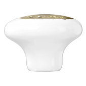 Bouton De Porte En Céramique Golden horseshoe (Côté)