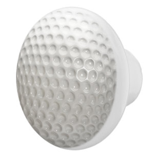 Bouton De Porte En Céramique Golf Ball Sport