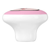 Bouton De Porte En Céramique Goofy Pig souriant Thunder_Cove (Côté)