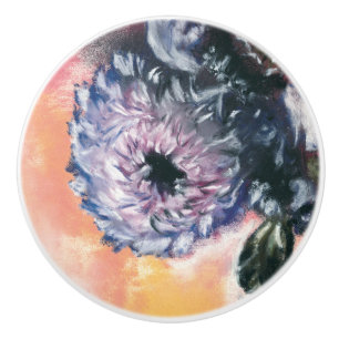 Bouton De Porte En Céramique Grâce de Filigrane