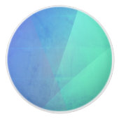 Bouton De Porte En Céramique Gradation Blue Aqua & Turquoise (Devant)