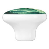 Bouton De Porte En Céramique Gradient Emerald Kelly Parties scintillant verte M (Côté)