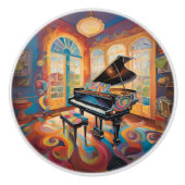 Bouton De Porte En Céramique Grand Piano super (Devant)
