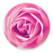 Bouton De Porte En Céramique Grande impression rose rose (Devant)