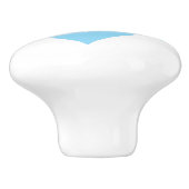 Bouton De Porte En Céramique Graphique d'amour cool, Bleu (Côté)