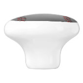 Bouton De Porte En Céramique Graphique de baseball (Côté)