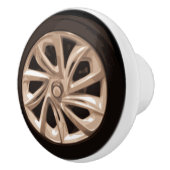 Bouton De Porte En Céramique Graphique de roue de voiture 2D (Droite)