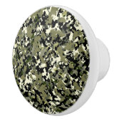 Bouton De Porte En Céramique Green Black Cream (Droite)