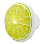 Bouton De Porte En Céramique Green Lime Citrus Fruit Slice drôle graphique 2D (Droite)