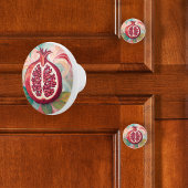 Bouton De Porte En Céramique Grenade