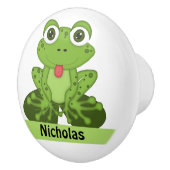 Bouton De Porte En Céramique Grenouille (Droite)