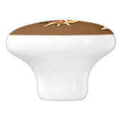 Bouton De Porte En Céramique Grenouilles à cornes (Côté)