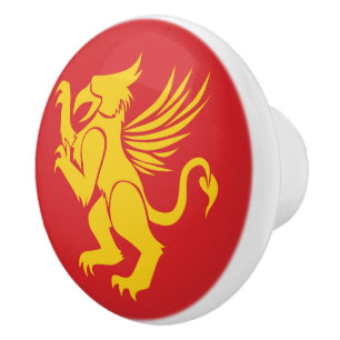 Bouton De Porte En Céramique Griffin