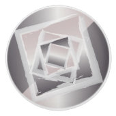 Bouton De Porte En Céramique gris quartz fumé (Devant)