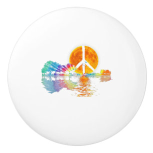 Bouton De Porte En Céramique Guitar Lake Shadow