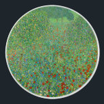 Bouton De Porte En Céramique Gustav Klimt - Champ de pavot<br><div class="desc">Champ de pavot / Champ de pavots - Gustav Klimt,  Huile sur toile,  1907</div>