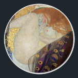 Bouton De Porte En Céramique Gustav Klimt - Danae<br><div class="desc">Danae - Gustav Klimt,  Huile sur toile,  1907</div>