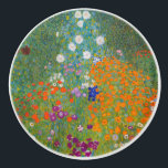 Bouton De Porte En Céramique Gustav Klimt - Jardin des fleurs<br><div class="desc">Jardin aux fleurs - Gustav Klimt en 1905-1907</div>