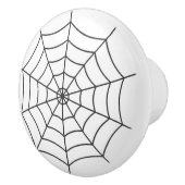 Bouton De Porte En Céramique Halloween gothique de Spiderweb (Droite)