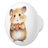Bouton De Porte En Céramique Hamster Pet Kids (Droite)