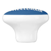 Bouton De Porte En Céramique Handicap Fauteuil roulant (Côté)