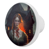 Bouton De Porte En Céramique Haunting house (Droite)