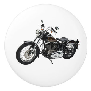 Bouton De Porte En Céramique Hawg Heritage V-Twin Shovelhead Era Ceramic Knob