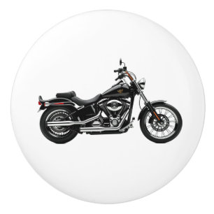 Bouton De Porte En Céramique Hawg Heritage V-Twin Twin Cam Era Ceramic Knob