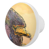 BOUTON DE PORTE EN CÉRAMIQUE HAWK (Droite)