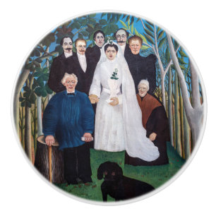 Bouton De Porte En Céramique Henri Rousseau - La fête de mariage