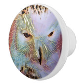 BOUTON DE PORTE EN CÉRAMIQUE HIBOU (Droite)