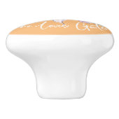 Bouton De Porte En Céramique Hipster goat (Côté)