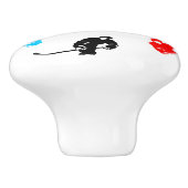 Bouton De Porte En Céramique Hockey (Côté)