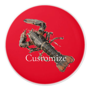 Bouton De Porte En Céramique Homard frais du Maine Thunder_Cove