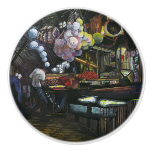 Bouton De Porte En Céramique Hommes de commerce, Jérusalem