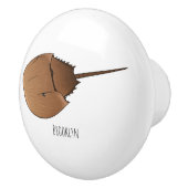 Bouton De Porte En Céramique Horseshoe crab (Droite)