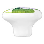 Bouton De Porte En Céramique Hydrangée (Côté)