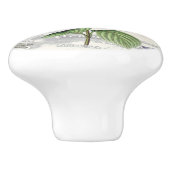 Bouton De Porte En Céramique hydrangée Vintage (Côté)