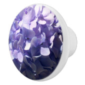 Bouton De Porte En Céramique Hydrangée violette (Droite)