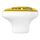 Bouton De Porte En Céramique Icône Kangaroo (Côté)