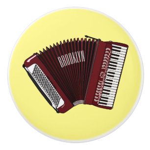 Bouton De Porte En Céramique Illustration d'accordion