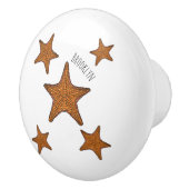 Bouton De Porte En Céramique Illustration de dessin de Starfish (Droite)