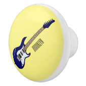Bouton De Porte En Céramique Illustration de guitare électrique (Droite)