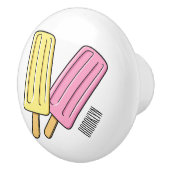 Bouton De Porte En Céramique Illustration de Ice pop (Droite)
