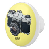 Bouton De Porte En Céramique Illustration de la caméra (Droite)