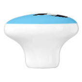 Bouton De Porte En Céramique Illustration de l'idole mauresque (Côté)